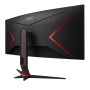 AOC G2 CU34G2X BK LED display 86,4 cm (34") 3440 x 1440 pixels Quad HD Noir, Rouge