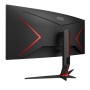 AOC G2 CU34G2X BK LED display 86,4 cm (34") 3440 x 1440 pixels Quad HD Noir, Rouge