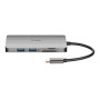 D-Link DUB-M610 station d'accueil Avec fil USB 3.2 Gen 1 (3.1 Gen 1) Type-C Aluminium, Noir