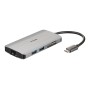 D-Link DUB-M810 station d'accueil Avec fil USB 3.2 Gen 1 (3.1 Gen 1) Type-C Argent