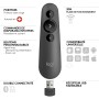 Logitech R500 télécommande Bluetooth RF Graphite