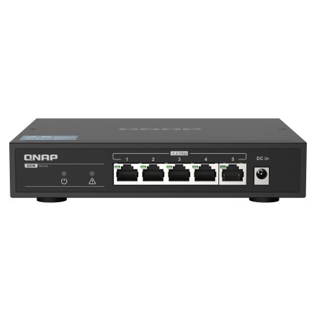 QNAP QSW-1105-5T commutateur réseau Non-géré Gigabit Ethernet (10 100 1000) Noir