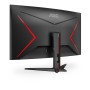 AOC G2 C32G2ZE BK écran plat de PC 80 cm (31.5") 1920 x 1080 pixels Full HD LED Noir, Rouge