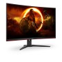 AOC G2 C32G2ZE BK écran plat de PC 80 cm (31.5") 1920 x 1080 pixels Full HD LED Noir, Rouge