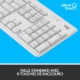 Logitech MK295 Silent Wireless Combo clavier Souris incluse RF sans fil AZERTY Français Blanc