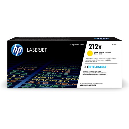 HP Toner LaserJet jaune grande capacité authentique 212X