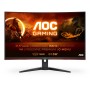 AOC G2 CQ32G2SE BK LED display 80 cm (31.5") 2560 x 1440 pixels 2K Ultra HD Noir, Rouge