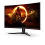 AOC G2 CQ32G2SE BK LED display 80 cm (31.5") 2560 x 1440 pixels 2K Ultra HD Noir, Rouge