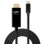 Lindy 43291 câble vidéo et adaptateur 1 m USB Type-C HDMI Type A (Standard) Noir