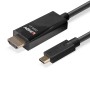 Lindy 43317 câble vidéo et adaptateur 10 m USB Type-C HDMI Type A (Standard) Noir