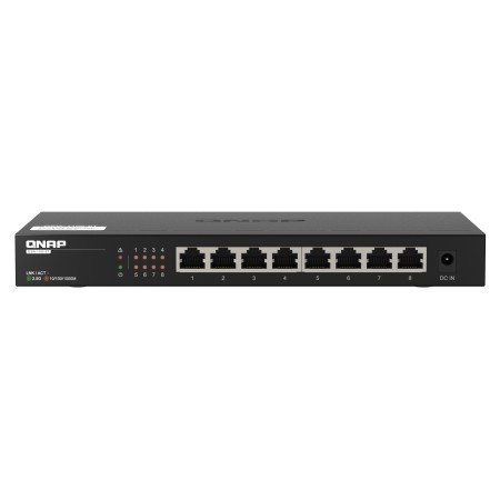 QNAP QSW-1108-8T commutateur réseau Non-géré 2.5G Ethernet (100 1000 2500) Noir