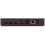 Lenovo ThinkPad Universal USB-C Smart Dock Avec fil Thunderbolt 4 Noir