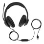 Targus AEH102GL écouteur casque Avec fil Arceau Appels Musique USB Type-A Noir