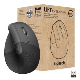 Logitech Lift for Business souris Droitier RF sans fil + Bluetooth Optique 4000 DPI Logitech Lift for Business souris Droitier RF sans fil + Bluetooth Optique 4000 DPI