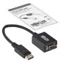 Tripp Lite P134-06N-VGA câble vidéo et adaptateur 0,15 m DisplayPort VGA (D-Sub) Noir