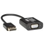 Tripp Lite P134-06N-VGA-V2 câble vidéo et adaptateur 0,15 m DisplayPort VGA (HD15) Noir