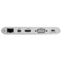 Tripp Lite U442-DOCK1 station d'accueil Avec fil USB 3.2 Gen 1 (3.1 Gen 1) Type-C Argent