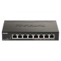 D-Link DGS-1100-08PV2 Géré L2 L3 Gigabit Ethernet (10 100 1000) Connexion Ethernet, supportant l'alimentation via ce port (PoE)