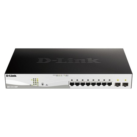 D-Link DGS-1210-10MP Géré L2 Gigabit Ethernet (10 100 1000) Connexion Ethernet, supportant l'alimentation via ce port (PoE)