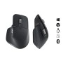 Logitech MX Master 3S souris Droitier RF sans fil + Bluetooth Laser 8000 DPI