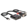 Lindy 38284 câble vidéo et adaptateur VGA (D-Sub) + 3,5 mm HDMI + USB Noir