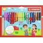 STABILO Cappi stylo-feutre Moyen Multicolore 18 pièce(s)