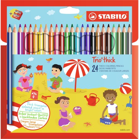 STABILO Trio thick Multicolore 24 pièce(s)