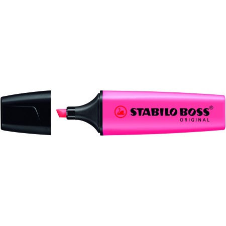 STABILO BOSS ORIGINAL marqueur 1 pièce(s) Pointe biseautée Rose