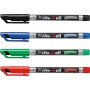 STABILO Write-4-all marqueur indélébile Noir, Bleu, Vert, Rouge 4 pièce(s)