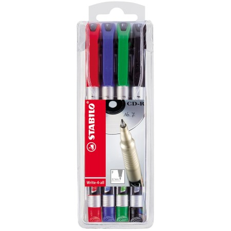 STABILO Write-4-all marqueur 4 pièce(s) Multicolore