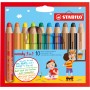 STABILO woody 3 in 1 Multicolore 10 pièce(s)