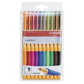 STABILO pointVisco Stylos à encre gel avec bouchon Fin Multicolore 10 pièce(s) STABILO pointVisco Stylos à encre gel avec bouchon Fin Multicolore 10 pièce(s)