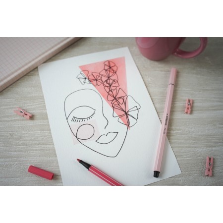 STABILO Pen 68 stylo-feutre Rose 1 pièce(s)