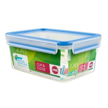 EMSA 508544 boîte hermétique alimentaire Rectangulaire 2,3 L Transparent 6 pièce(s)