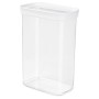 EMSA Optima Rectangulaire contenant 2,2 L Transparent, Blanc 1 pièce(s)