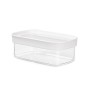 EMSA Optima Rectangulaire contenant 0,45 L Transparent, Blanc 1 pièce(s)