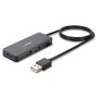 Lindy 42986 hub & concentrateur USB 2.0 480 Mbit s Noir