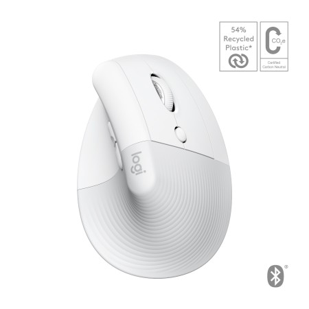 Logitech Lift for Mac souris Droitier RF sans fil + Bluetooth Optique 4000 DPI