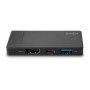 Lindy 43336 station d'accueil Avec fil USB 3.2 Gen 1 (3.1 Gen 1) Type-C Noir