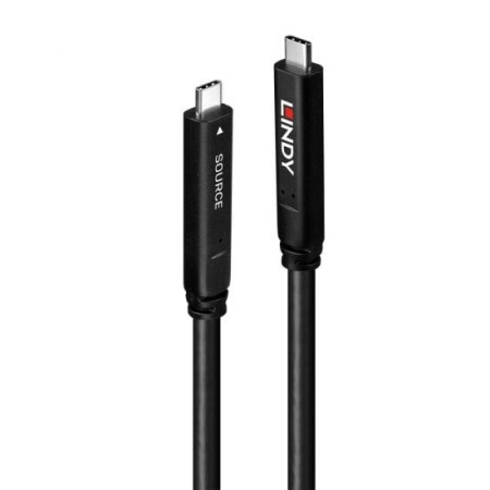 Lindy 43333 câble USB 10 m USB 3.2 Gen 1 (3.1 Gen 1) USB C Noir