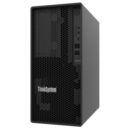 Lenovo ThinkSystem ST50 V2 serveur 2 To Tower Intel Xeon E E-2324G 3,1 GHz 8 Go DDR4-SDRAM 500 W