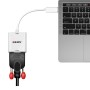 Lindy 43355 câble vidéo et adaptateur USB Type-C VGA (D-Sub) Blanc