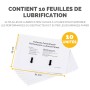 Fellowes 4025601 accessoire pour déchiqueteuse à papier 10 pièce(s) Feuilles lubrifiantes