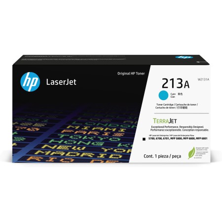 HP Toner cyan LaserJet authentique 213A