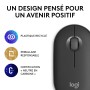 Logitech Pebble 2 M350s souris Ambidextre RF sans fil + Bluetooth Optique 4000 DPI