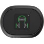 POLY Écouteurs noir charbon Voyager Free 60+ UC M + adaptateur USB-C BT700 + étui de charge avec écran tactile