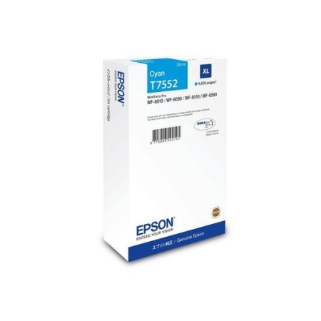 Epson C13T75524N cartouche d'encre 1 pièce(s) Compatible Rendement élevé (XL) Cyan