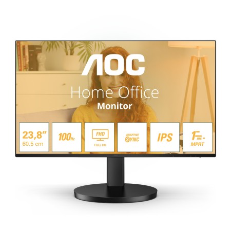 AOC 24B3HA2 écran plat de PC 60,5 cm (23.8") 1920 x 1080 pixels Full HD LED Noir