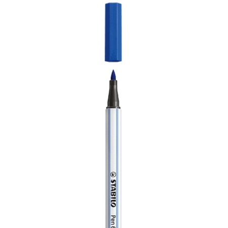 STABILO Pen 68 brush stylo-feutre Bleu 1 pièce(s)