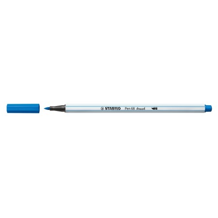 STABILO Pen 68 brush stylo-feutre Bleu 1 pièce(s)